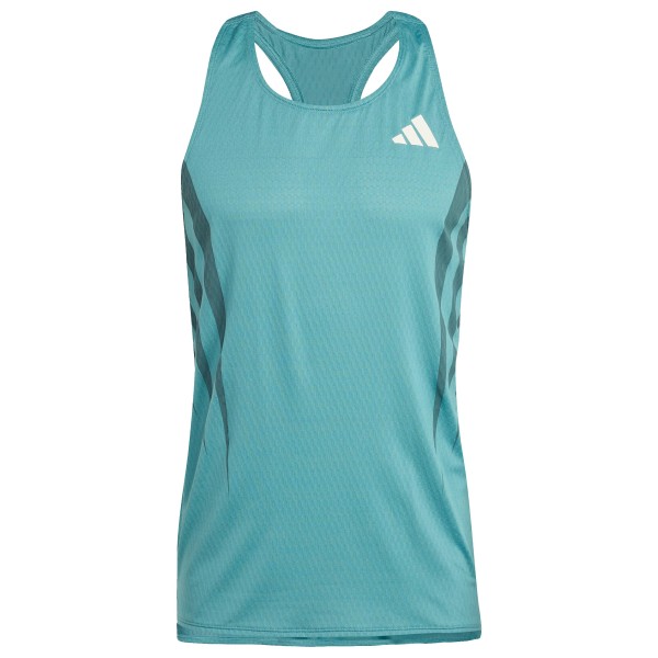 adidas - Adizero Archive Running Singlet - Laufshirt Gr L türkis