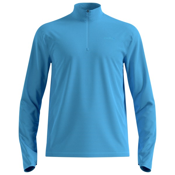Odlo Mid Layer 1/2 Zip Essential Thermal Hardloopshirt Blauw
