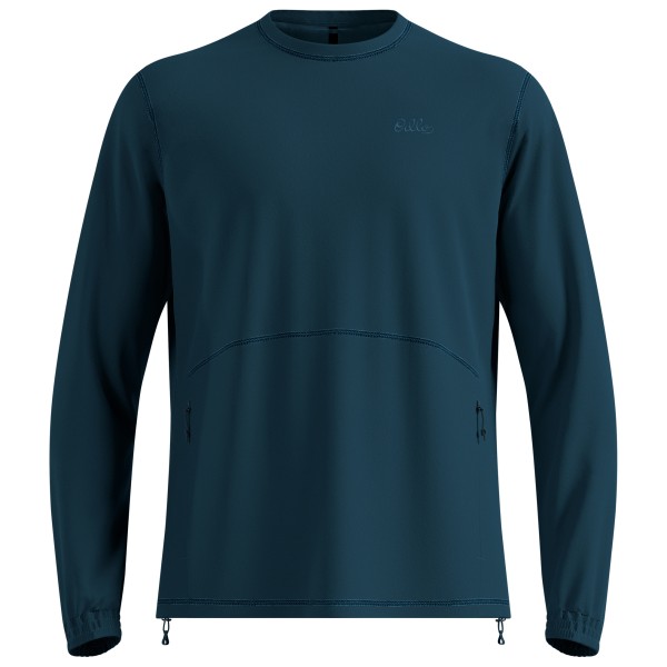 Odlo Mid Layer Classic Crew Sportshirt Blauw