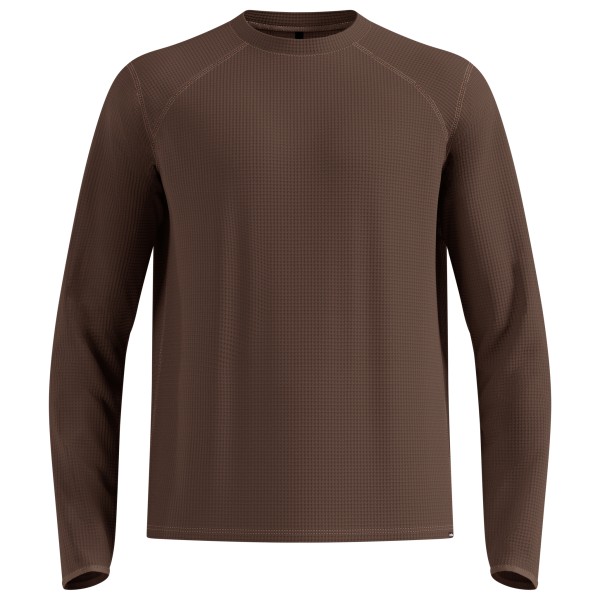 Odlo Mid Layer Cubic Hardloopshirt Bruin