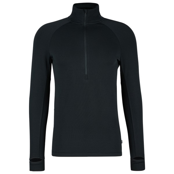 Stoic MerinoSoft245 TuleboSt Half Zip Merinoshirt Herren (Gr M |schwarz)
