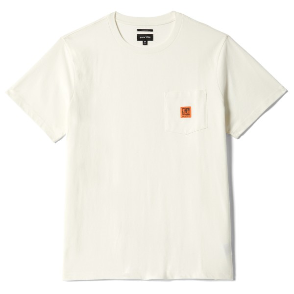 T-Shirt Brixton Global HW S/S Boxy PKT Tee Herren (Gr S |weiß)