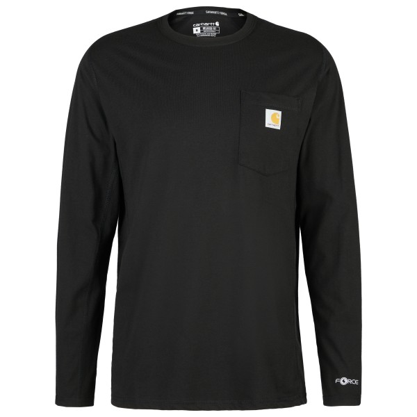 Carhartt - Midweight L/S Pocket T-Shirt - Longsleeve Gr M schwarz