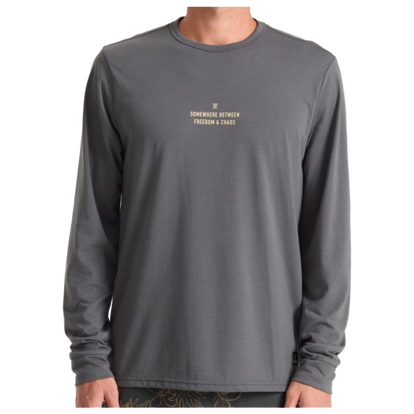 Roark Mathis Active L/S Laufshirt Men (Gr S |grau)