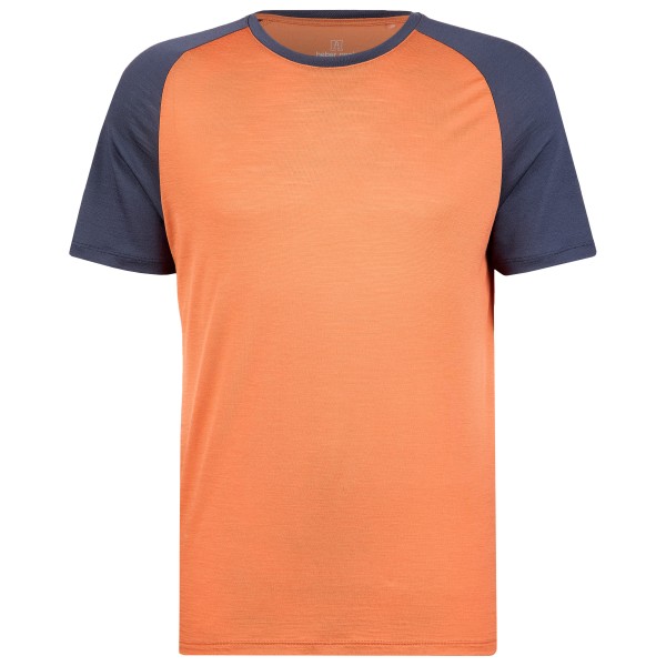 Heber Peak MerinoCool165 EvergreenHe. T-Shirt Merinoshirt Men (Gr XXL |orange)