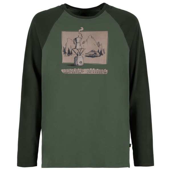 E9 - Long Coffee - Longsleeve Gr S oliv