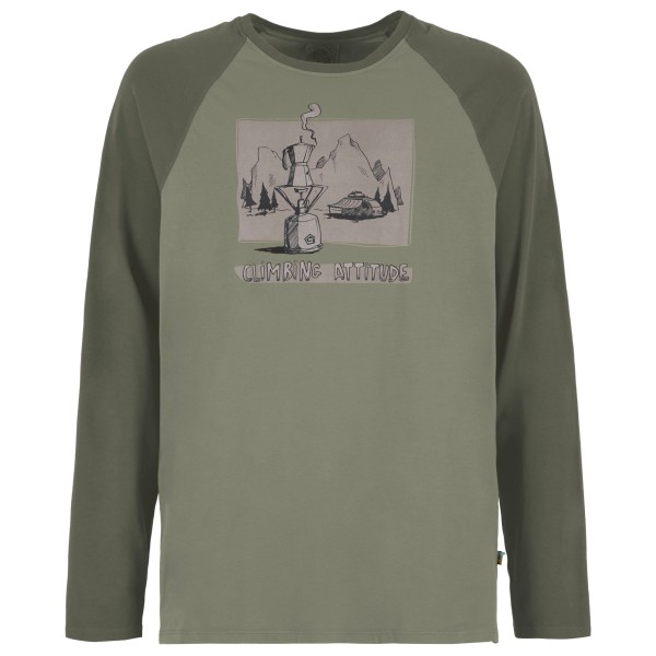 E9 Long Coffee Longsleeve Olijfgroen