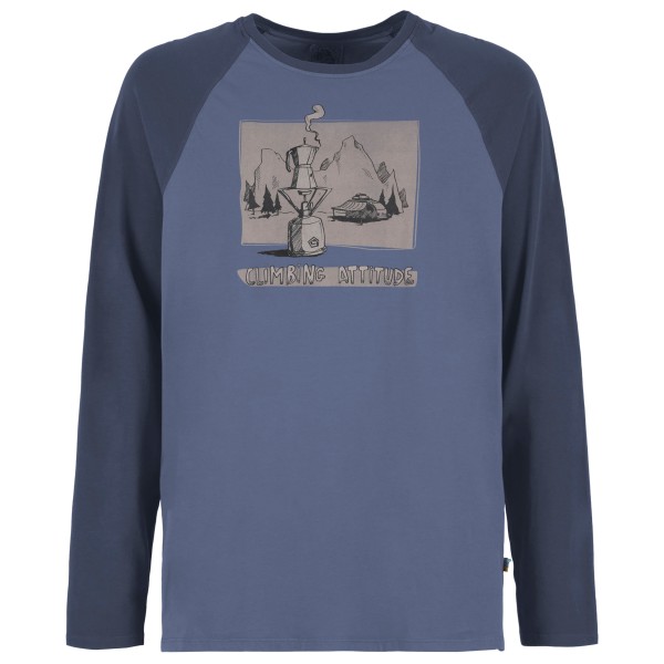 E9 Long Coffee Longsleeve Blauw