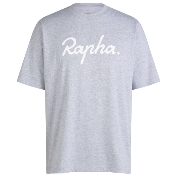 T-Shirt Rapha Cotton T-Shirt Large Logo Herren (Gr M |grau)