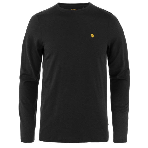 Fjällräven - Bergtagen Merino 190 L/S - Merinolongsleeve Gr XL schwarz