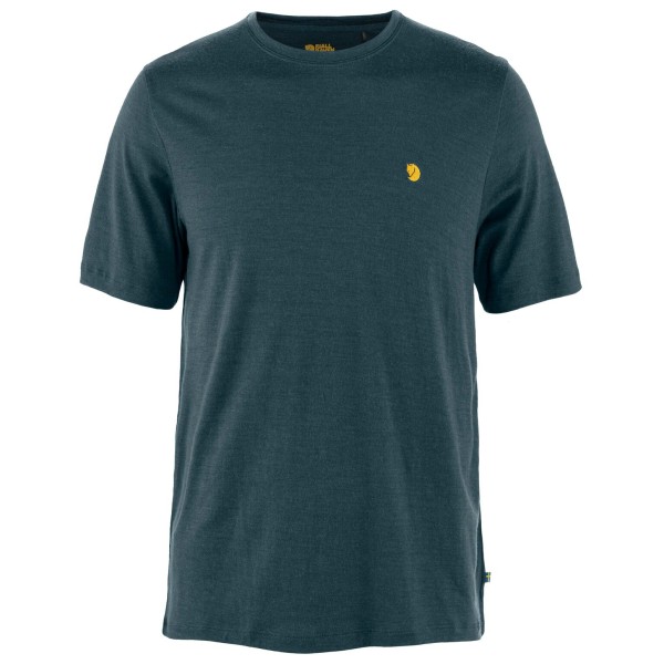 Merinoshirt Fjällräven Bergtagen Merino 190 S/S Herren (Gr M |blau)