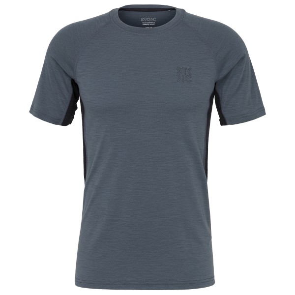 Stoic MerinoMesh150 SadjemSt. S/S Merinoshirt Blauw