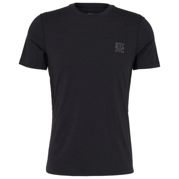 Stoic MerinoMesh150 SadjemSt. T-Shirt Merinoshirt Zwart