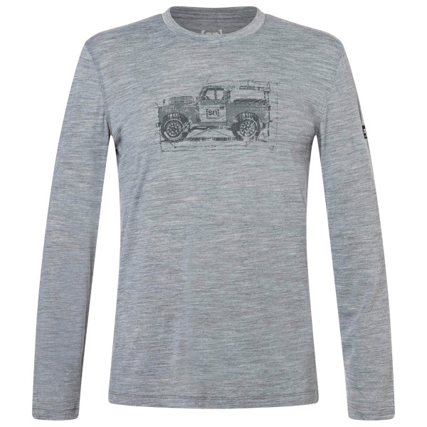 Merinoshirt super.natural Willi L/S Herren (Gr M |grau)