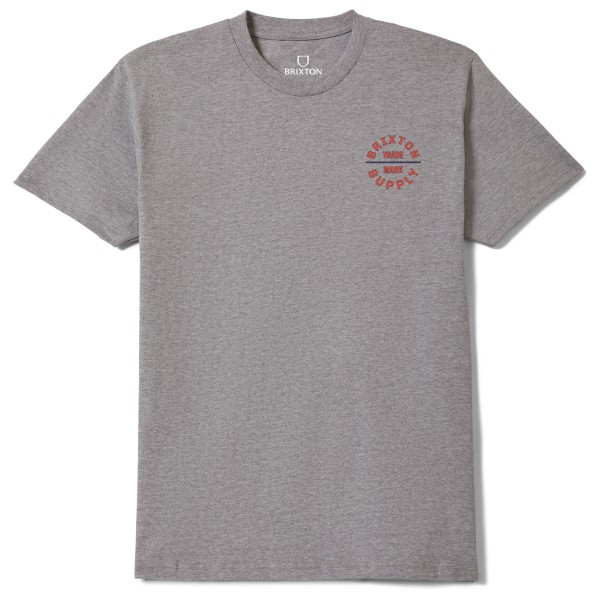 Brixton Oath V S/S Standard T-Shirt Herren (Gr M |grau)