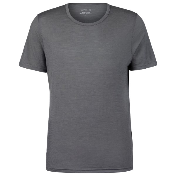 Merinoshirt Stoic Merino145 NehrenSt. T-Shirt Herren (Gr XL |grau)