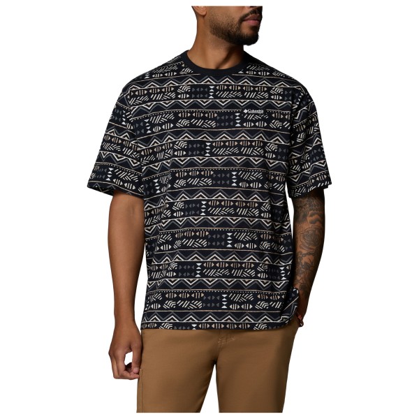 Columbia - CSC Heavyweight Printed Tee - T-Shirt Gr L schwarz