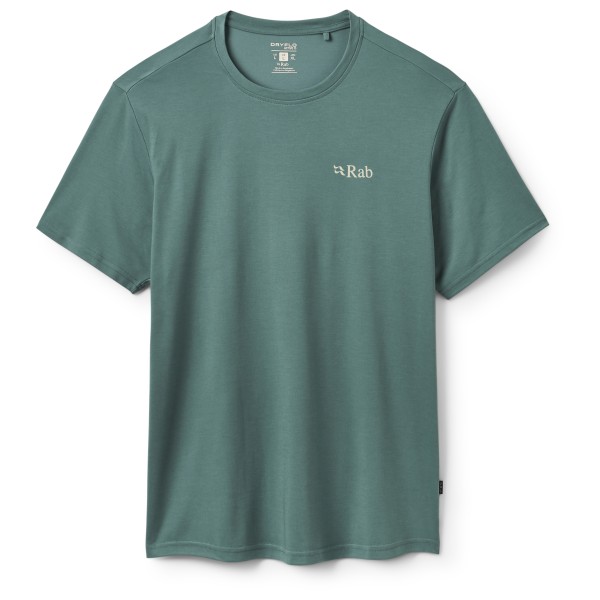 Rab – Crimp Elevation Tee – Sportshirt maat M, turkoois Turquoise