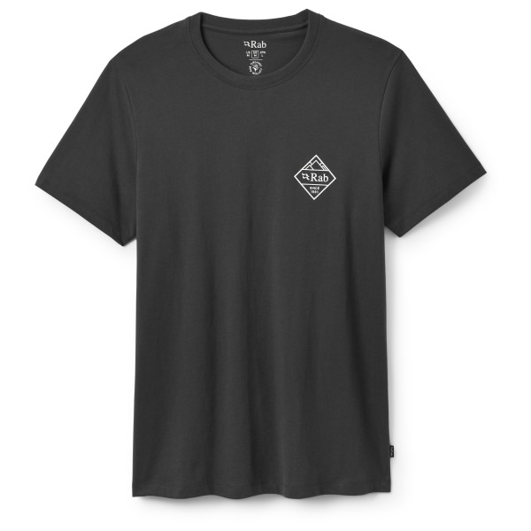 Rab Stance Stamp Tee T-Shirt Herren (Gr XXL |schwarz/grau)