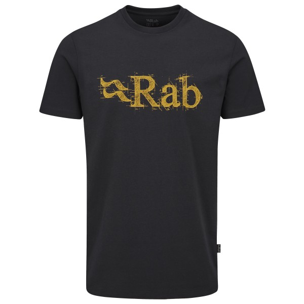 Rab Stance Tech Sketch Tee T-Shirt Herren (Gr M |schwarz)