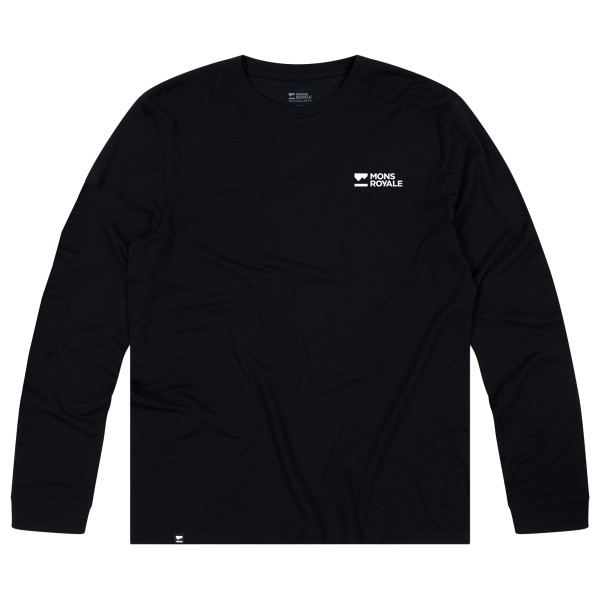 Mons Royale Icon Merino Long Sleeve Merinoshirt Herren (Gr XL |schwarz)