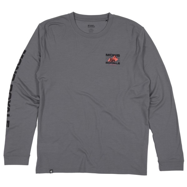 Mons Royale Icon Merino Long Sleeve Merinoshirt Grijs