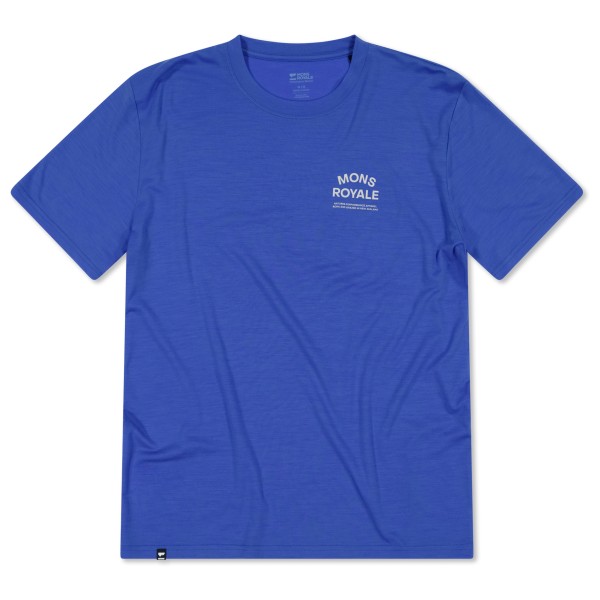 T-Shirt Mons Royale Icon Merino T-Shirt Herren (Gr XL |blau)