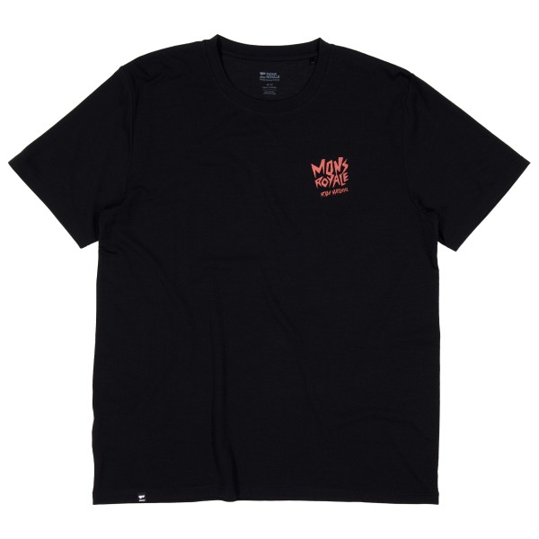 Mons Royale Icon Merino T-Shirt Merinoshirt Zwart
