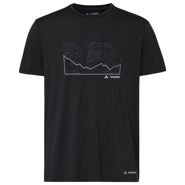 Vaude Tekoa Wool T-Shirt Merinoshirt Herren (Gr XXL |schwarz)