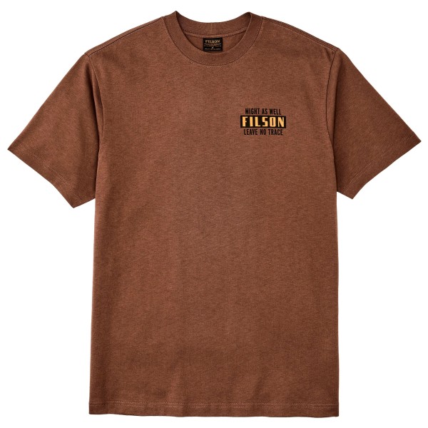Filson S/S Frontier Graphic T-Shirt T-Shirt Herren Reisen (Gr XS |braun)