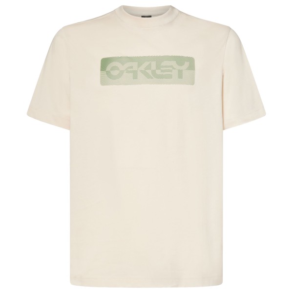 Oakley Duality B1B Tee T-Shirt Herren Alltag (Gr L |weiß/beige)