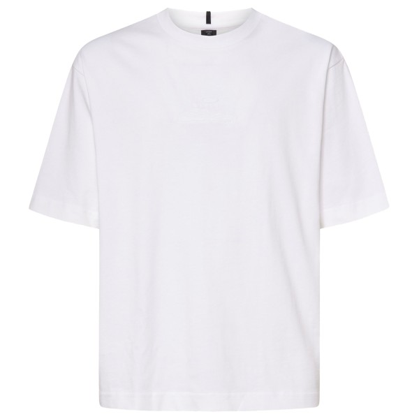 Oakley MTN Ridge Embroidered Tee T-Shirt Herren Alltag (Gr M |weiß)