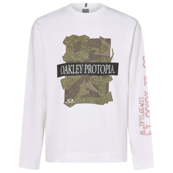 Oakley MTN Ridge L/S Tee Longsleeve Men (Gr XL |weiß)