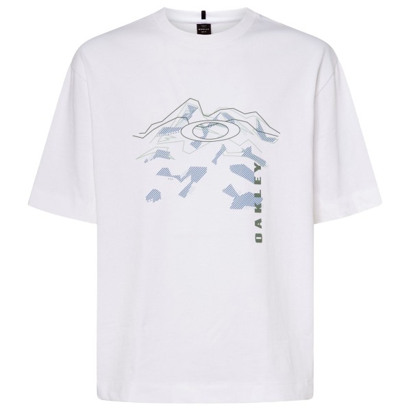 Oakley MTN Ridge Tee T-Shirt Herren Alltag (Gr S |weiß)