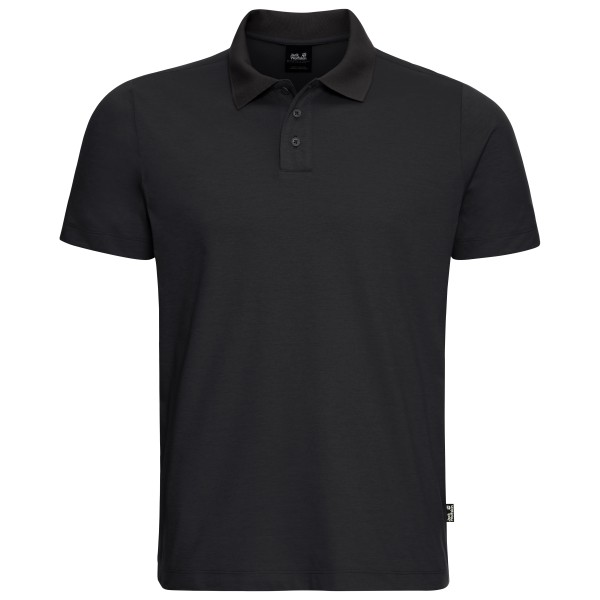 Polo-Shirt Jack Wolfskin Travel Polo Herren (Gr XL |schwarz)