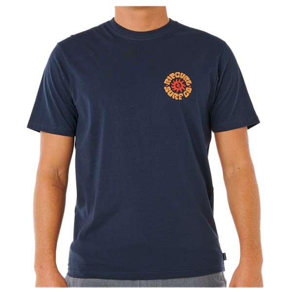 T-Shirt Rip Curl Pacific Rinse Circle Tee Herren (Gr S |blau)