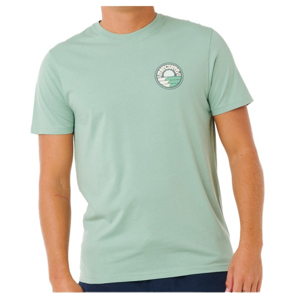 Rip Curl – Pacific Rinse Stacked Tee – T-shirt maat S, Groen