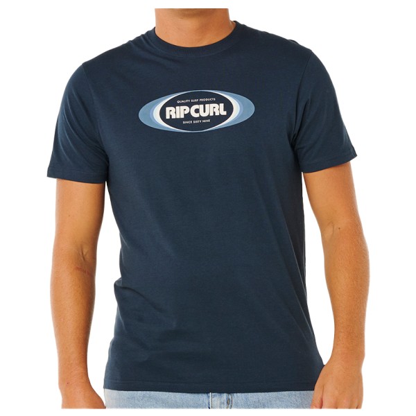 T-Shirt Rip Curl Yo Mumma Tee Herren (Gr S |blau)