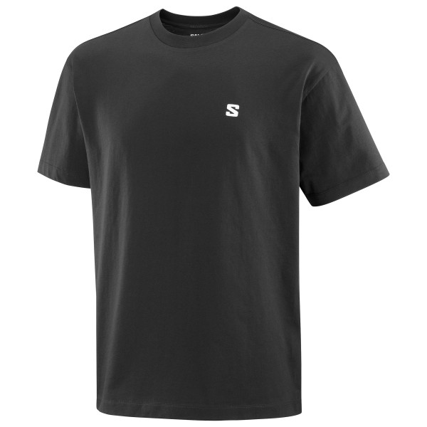 Salomon Round Logo Graph T-Shirt Herren (Gr XL |schwarz)