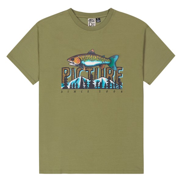 Picture Saywhat Tee T-Shirt Herren (Gr S |oliv)