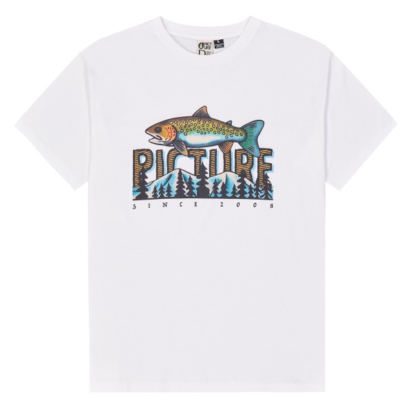 T-Shirt Picture Saywhat Tee Herren (Gr S |weiß)