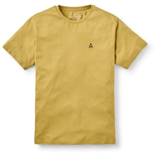 T-Shirt Passenger Classic Logo Recycled Cotton T-Shirt Herren (Gr L |beige)