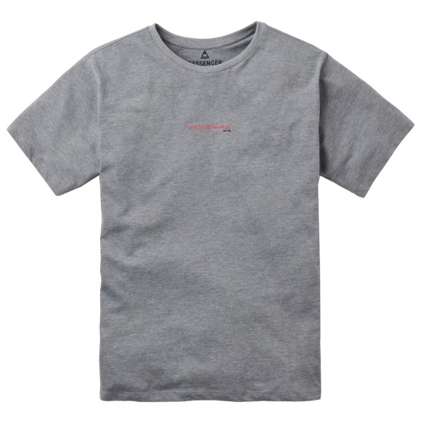 Passenger Horizons Recycled Cotton T-Shirt T-shirt Grijs