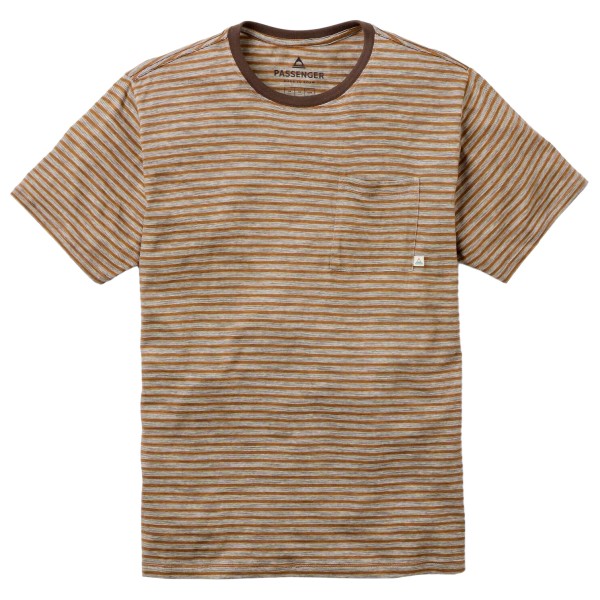 Passenger Sunscape Stripe Pocket T-Shirt T-shirt Beige