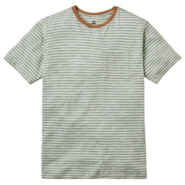 Passenger Sunscape Stripe Pocket T-Shirt T-shirt Grijs