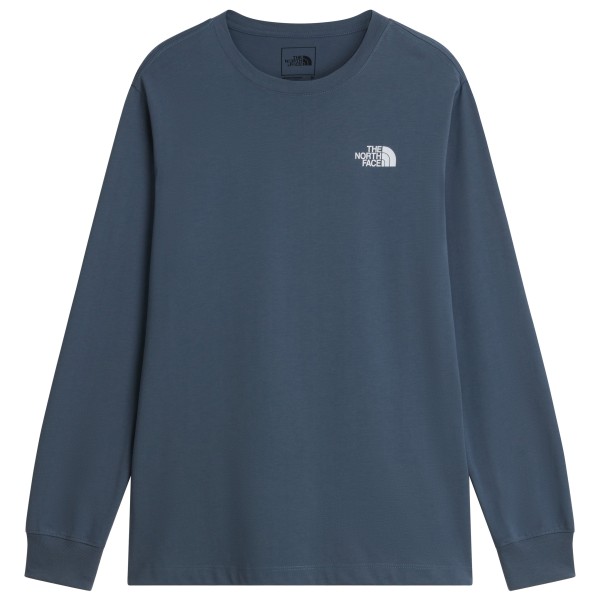 The North Face – Evolution Box NSE Regular Long Sleeve – Longsleeve maat S, Blauw