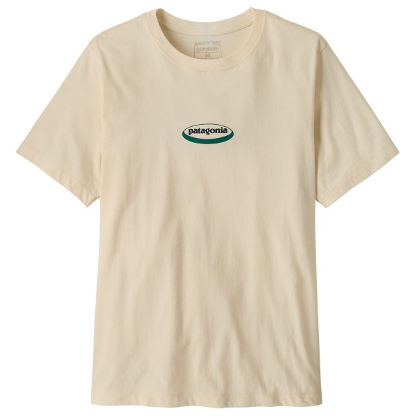 Patagonia 95 Oval Logo T-Shirt T-Shirt Herren Reisen (Gr L |beige)