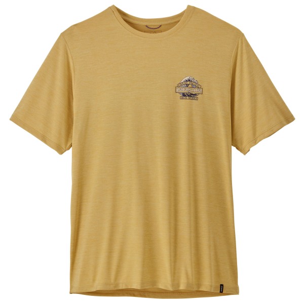 Patagonia Cap Cool Daily Shirt Great Waves Sportshirt Beige