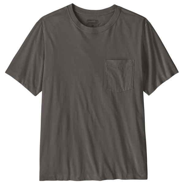 Patagonia Daily Pocket Tee T-Shirt Men (Gr XXL |grau/braun)