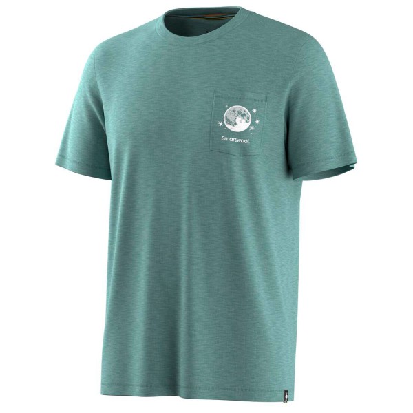 Smartwool Merino Hemp Blend Peak Pints Short Merinoshirt (Gr XXL |dusty teal)